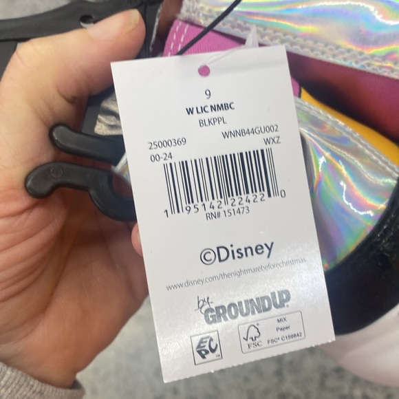 Disney Women's Nightmare Before Christmas High Top Lace Up sneaker size 9 NWT - Picture 11 of 12